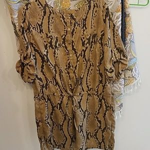 Snake print shirt